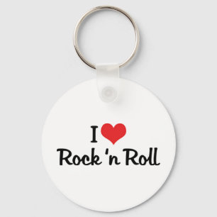 Jag älskar Rock & Roll Nyckelring