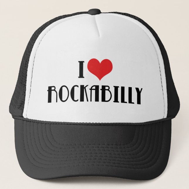 Jag älskar Rockabilly Keps (Framsida)