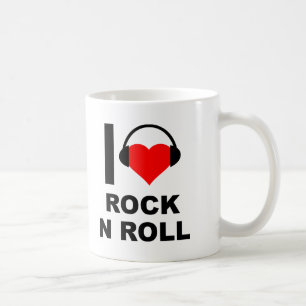 Jag älskar rolig rockmugg kaffemugg