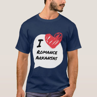 Jag älskar Romance Arkansas Oversized T Shirt