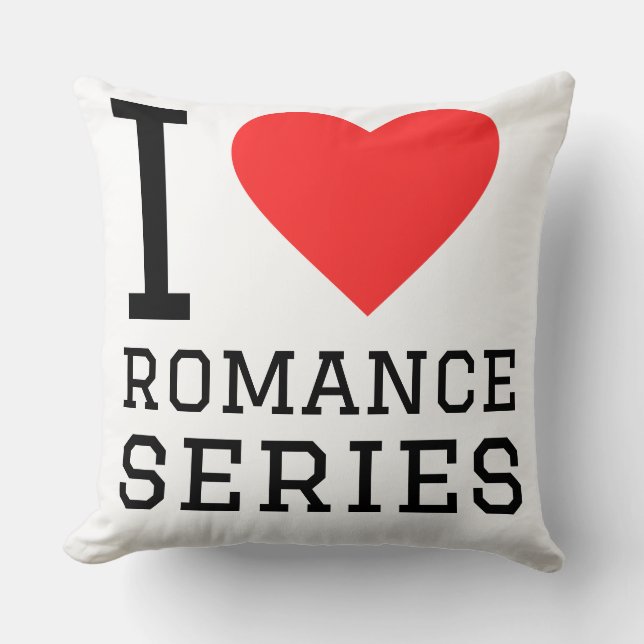 Jag älskar romanserier kudde (Framsida)