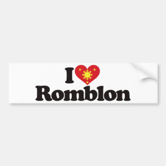 Jag älskar Romblon Bildekal