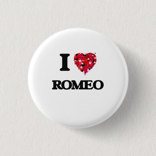 Jag älskar Romeo Knapp (Framsida)