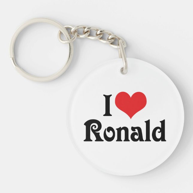 Jag älskar Ronald (Framsidan)