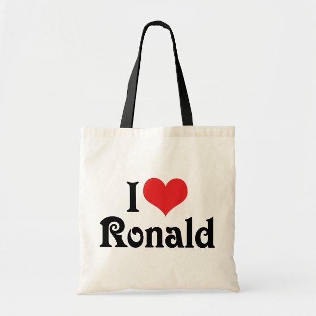 Jag älskar Ronald Tygkasse (Framsidan)