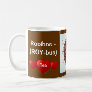 Jag älskar Rooibos den Tea skräddarsy muggen Kaffemugg
