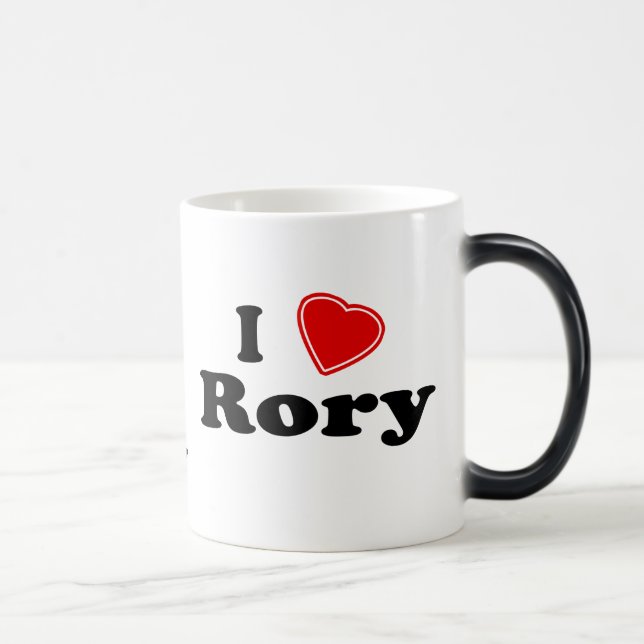 Jag älskar Rory Magisk Mugg (Höger)