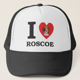 Jag älskar Roscoe vägglushunden Keps