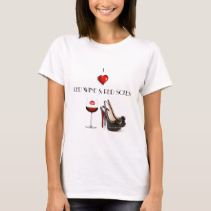 JAG ÄLSKAR RÖTT VIN OCH DEN RÖDA SULORSKJORTAN TEE