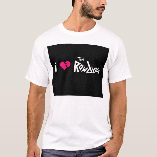 Jag älskar rowdiesna t shirt (Framsida)