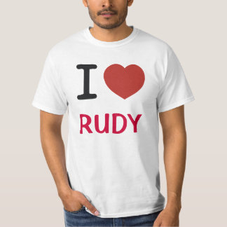 Jag älskar Rudy Tee Shirt