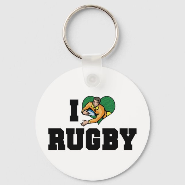 Jag älskar rugby nyckelring (Framsida)