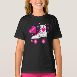 Jag älskar rullen som åker skridskor T-tröja - T Shirt