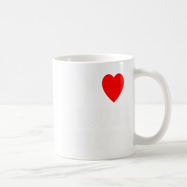 Jag älskar rullskridskoåkning Der  Kaffemugg (Höger)