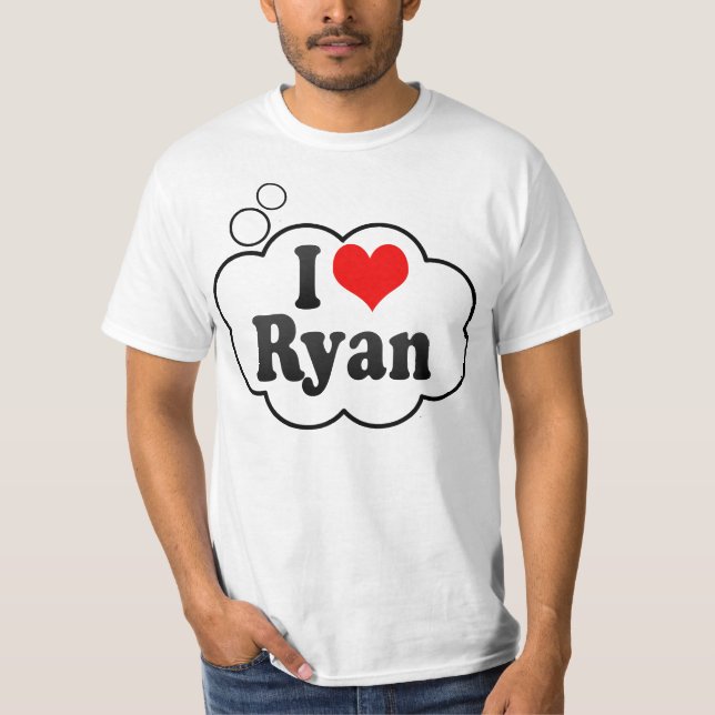 Jag älskar Ryan Tee Shirt (Framsida)