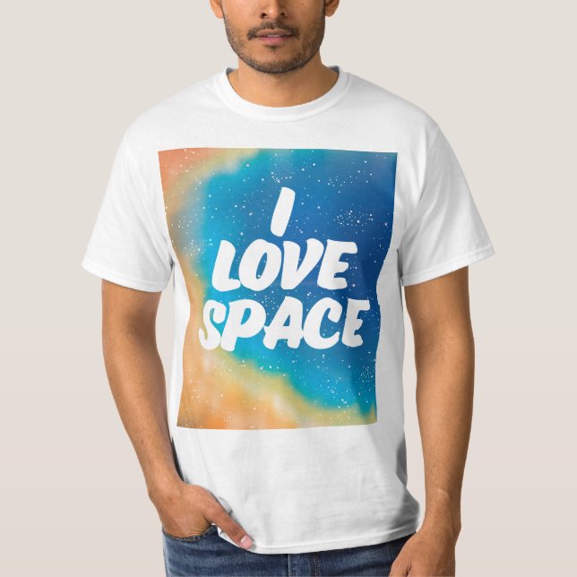 Jag älskar rymden t shirt (Framsida)
