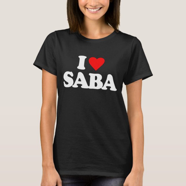 JAG ÄLSKAR SABA T-SHIRT (Framsida)