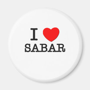 Jag älskar Sabar Magnet