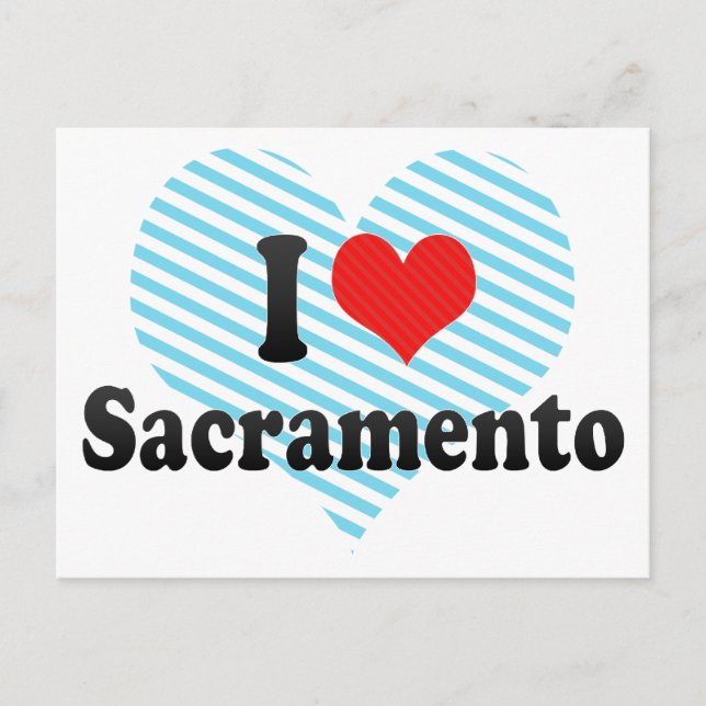 Jag älskar Sacramento Vykort (Framsida)
