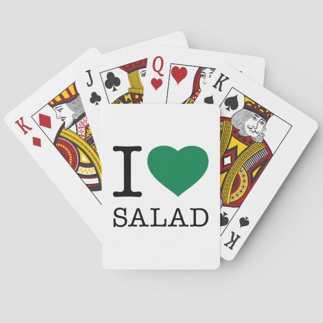 JAG ÄLSKAR SALAD CASINOKORT (Baksidan)
