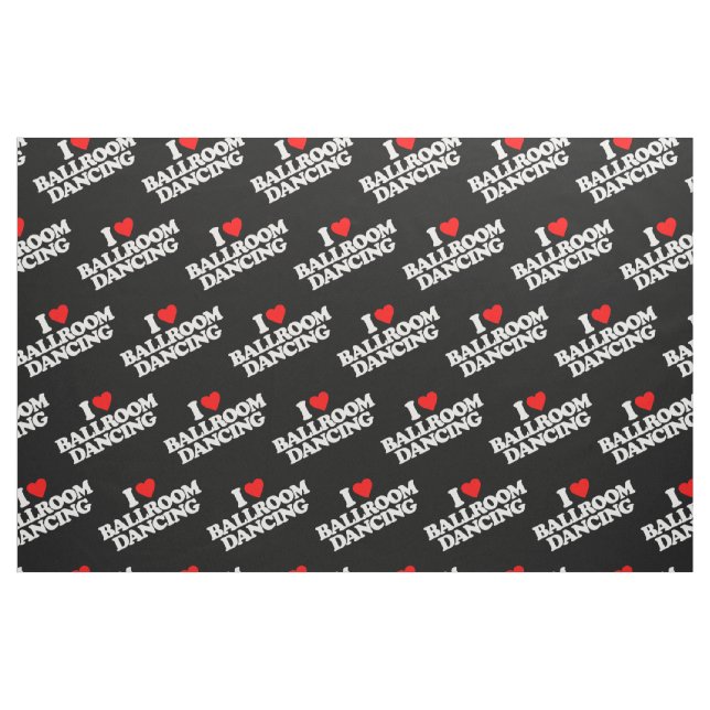 JAG ÄLSKAR SÄLLSKAPSDANS TYG (Fat Quarter)