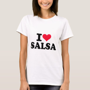 Jag älskar salsa t-shirt