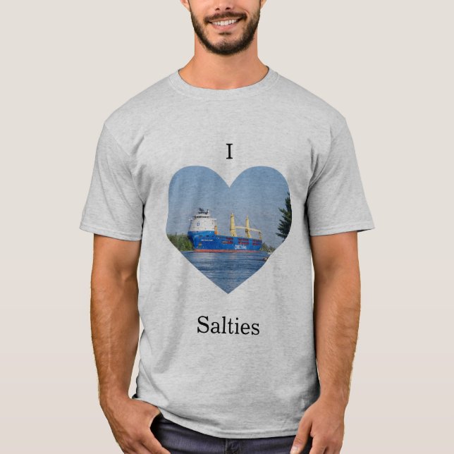 Jag älskar Salties skjorta T Shirt (Framsida)