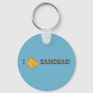 Jag älskar Samosas Nyckelring