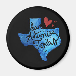 Jag älskar San Antonio Texas Magnet