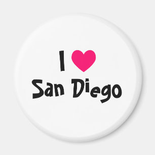 Jag älskar San Diego Magnet