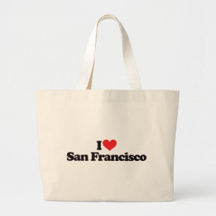 Jag älskar San Francisco Jumbo Tygkasse