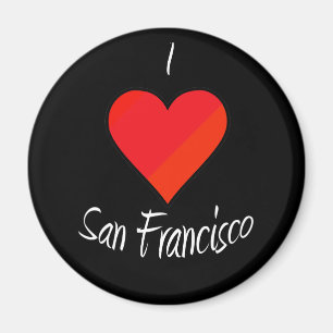 Jag älskar San Francisco Magnet