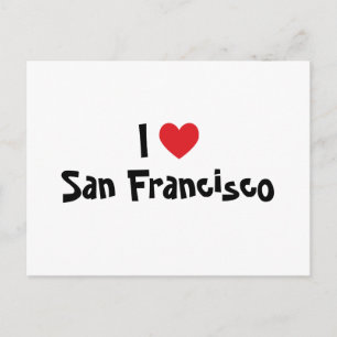 Jag älskar San Francisco Vykort