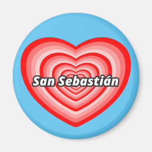 Jag älskar San Sebastian Magnet
