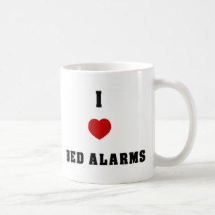 Jag älskar sänglarm kaffemugg