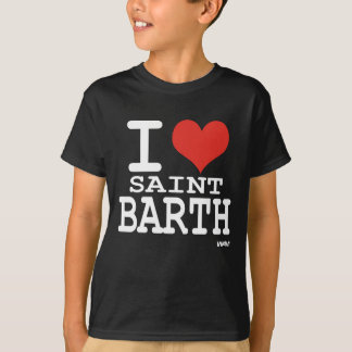 Jag älskar Sanktt Barth - St Barthelemy Tee Shirt