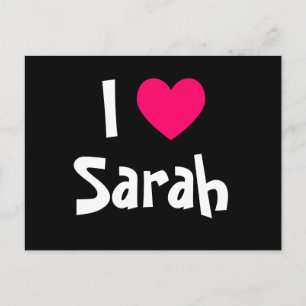 Jag älskar Sarah Vykort