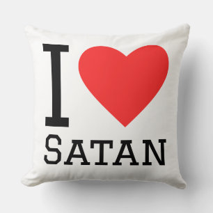 Jag älskar satan kudde
