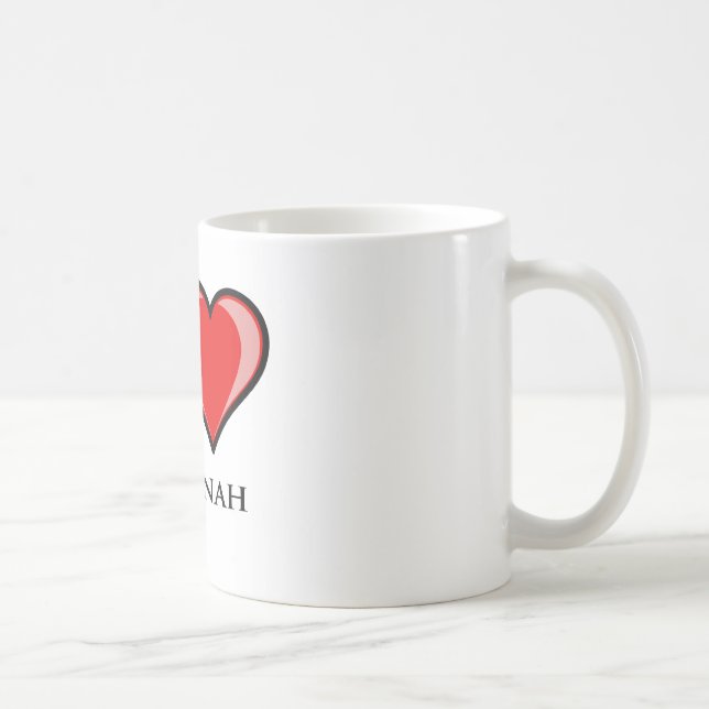 Jag älskar savannahen kaffemugg (Höger)