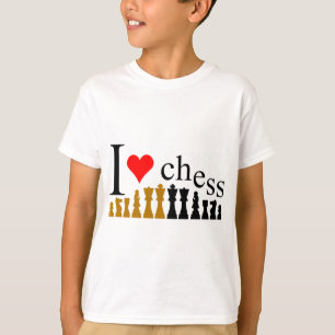 Jag älskar schack t-shirt