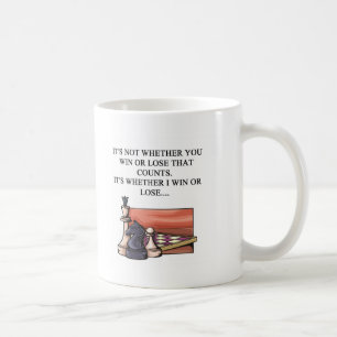 jag älskar schackspelare kaffemugg