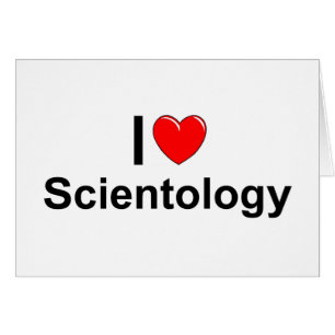 Jag älskar Scientology (för hjärta) Hälsningskort