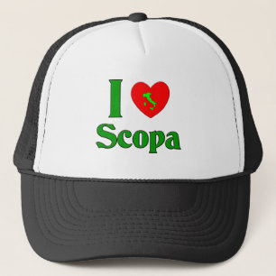 Jag älskar Scopa Truckerkeps