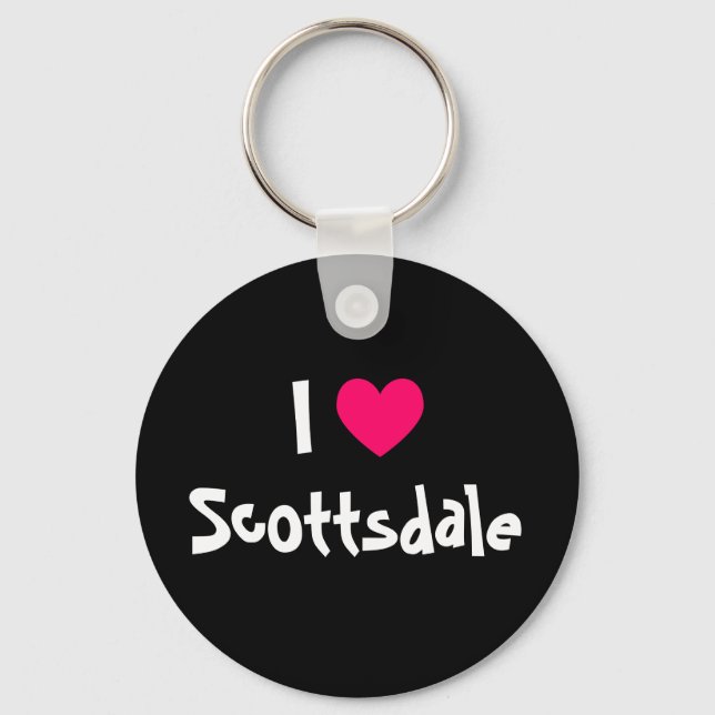 Jag älskar Scottsdale Nyckelring (Framsida)