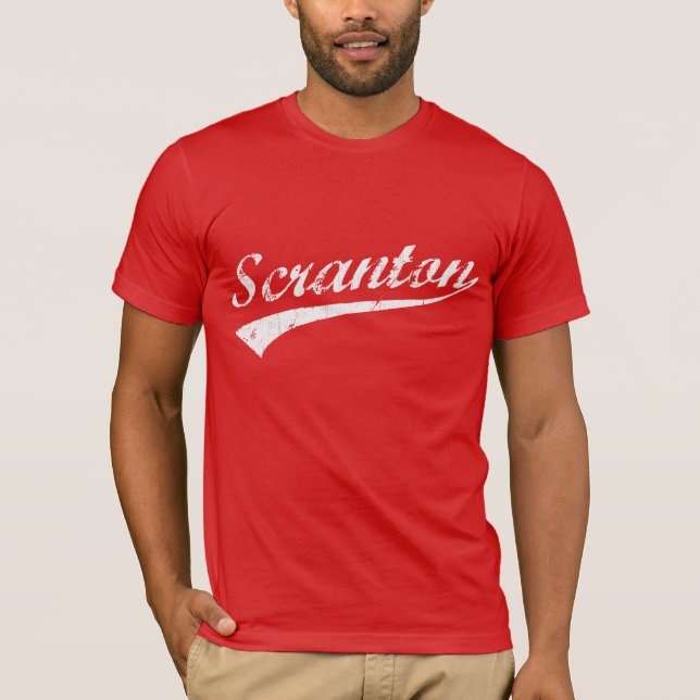 Jag älskar Scranton Pennsylvania T Shirt (Framsida)