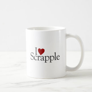 Jag älskar Scrapple Kaffemugg