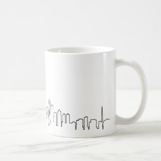 Jag älskar Seattle i en utöver det vanliga stil Kaffemugg