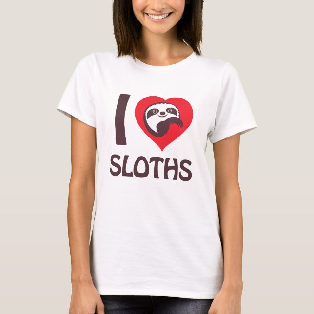 Jag älskar sengångare t shirt (Framsida)