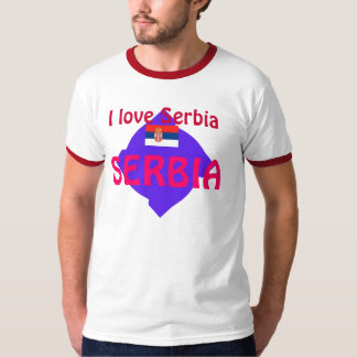 Jag älskar Serbia T-shirt