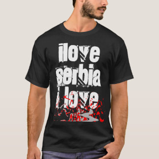 Jag älskar Serbia Tee Shirt